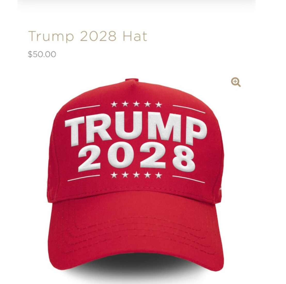 trump in 2028 secim sapkalari satisa cikti