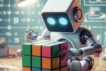 Bir Robot Rubik Küpünü Göz Açıp Kapayıncaya Kadar Çözdü! 