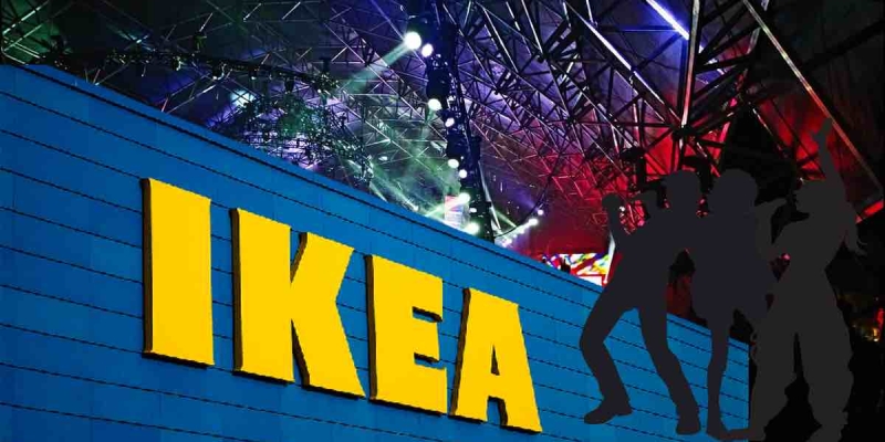 Londra'nın Tottenham Bölgesi'nden Ikea Mağazası Dünyanın En Büyük Diskosu Oldu! 