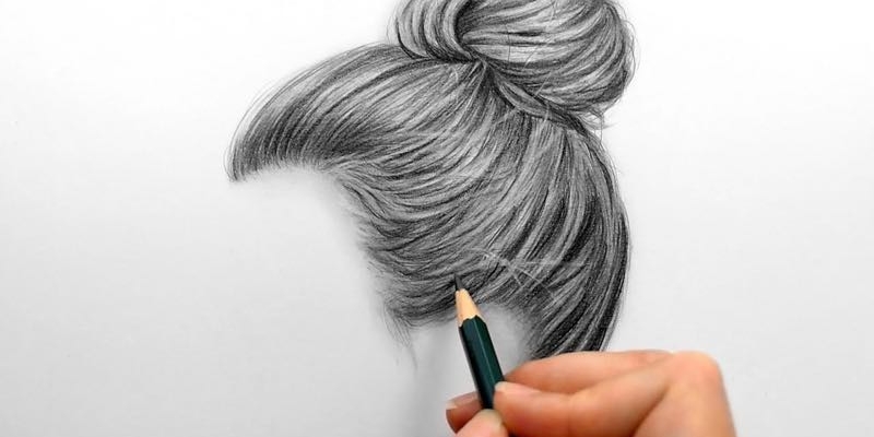 Kalemle Saç Nasıl Çizilir? 