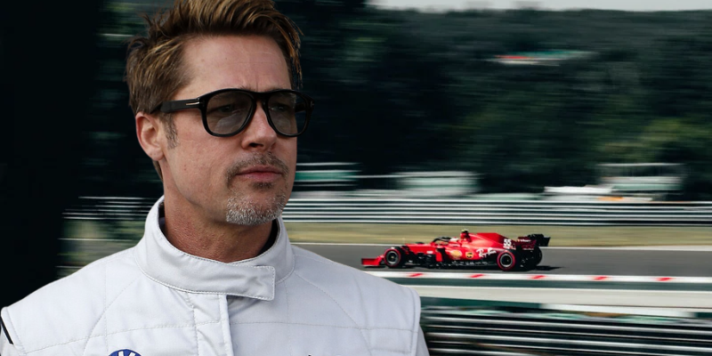 Brad Pitt'den Yarış Esnasında İlk Film!