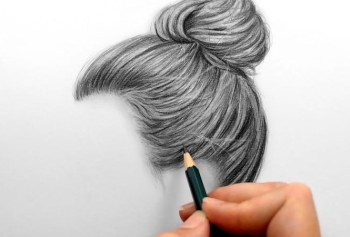 Kalemle Saç Nasıl Çizilir? 