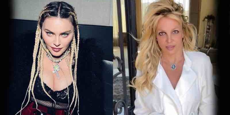 Britney Spears Ve Madonna'dan 19 Yıl Sonra Aynı Poz! Sosyal Medyada Gündem Oldu! 