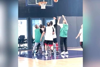 Cumhurbaşkanı Erdoğan'dan Yeni Basketbol Performansı! AK Partili Varank Paylaştı!