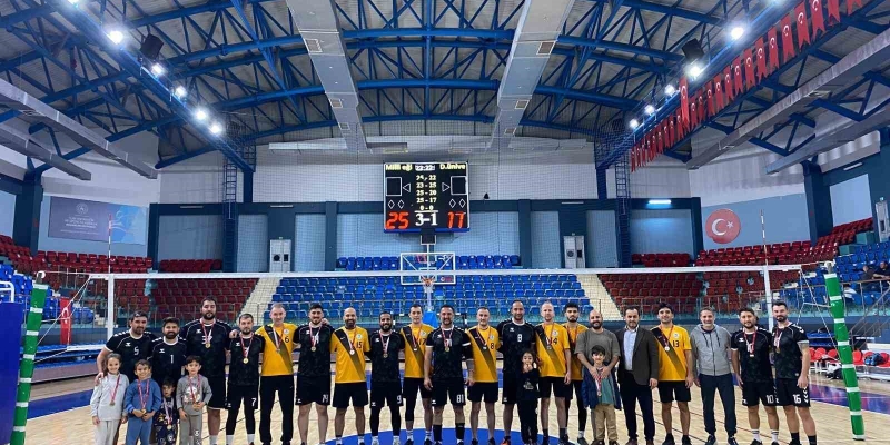 Kamu spor oyunları voleybol müsabakaları tamamlandı