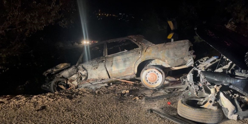 Bursa’da korkunç kaza: Araç alev aldı, yangın ormana sıçradı