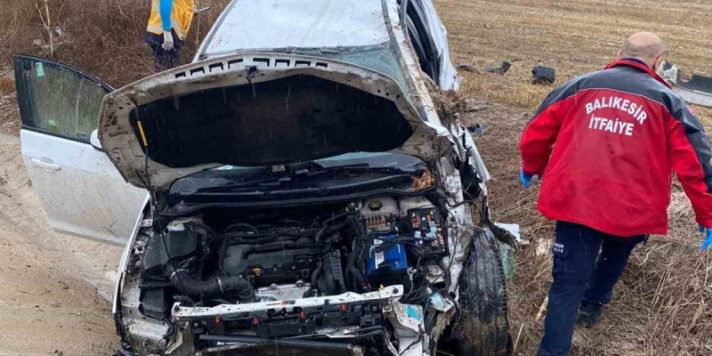 Balıkesir’de trafik kazası: 2 yaralı