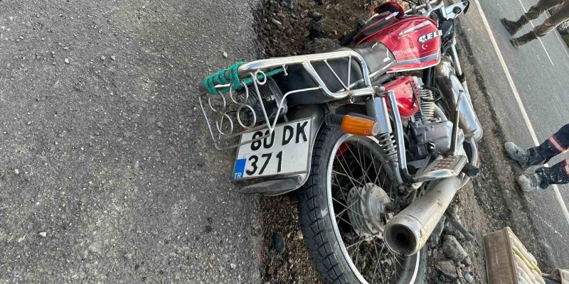 Tankerle çarpışan motosiklet sürücüsü hayatını kaybetti