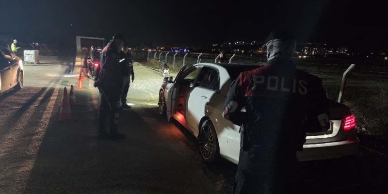 Konteyner kentlerde asayiş uygulaması yapıldı