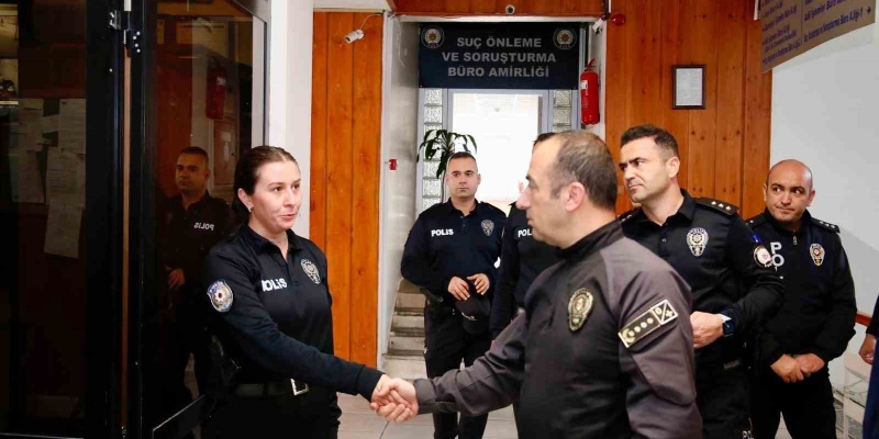 İl Emniyet Müdürü Yılmaz’dan polis merkezi amirliklerine ziyaret