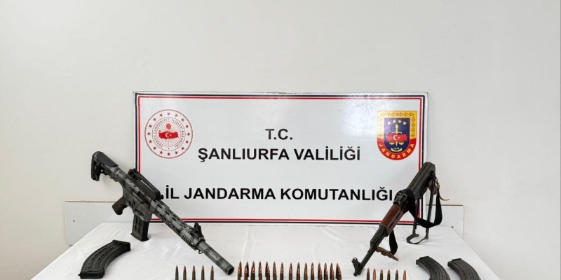 Şanlıurfa’da 13 ruhsatsız silah ile mühimmat ele geçirildi