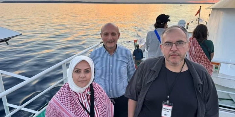 Milletvekili Ün, Vicdan gemisinden seslendi; "Hepimiz Gazze ve Filistin için çabalamalıyız"