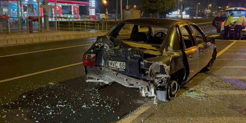 Kaza yapan alkollü sürücü polise: "Beni alın bırakmayın"