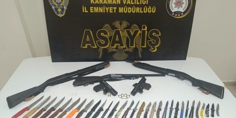 Karaman’da aranan 12 kişi tutuklandı