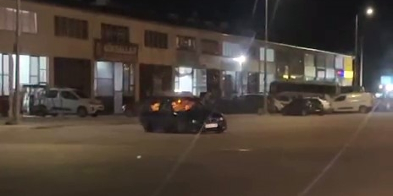 Polis aracının önünde drift attı, faturası ağır oldu