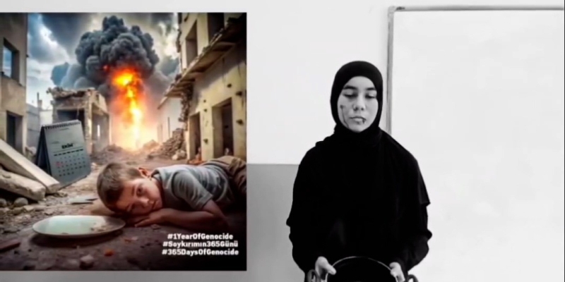 Sındırgı’da öğrencilerden anlamlı Gazze mesajı