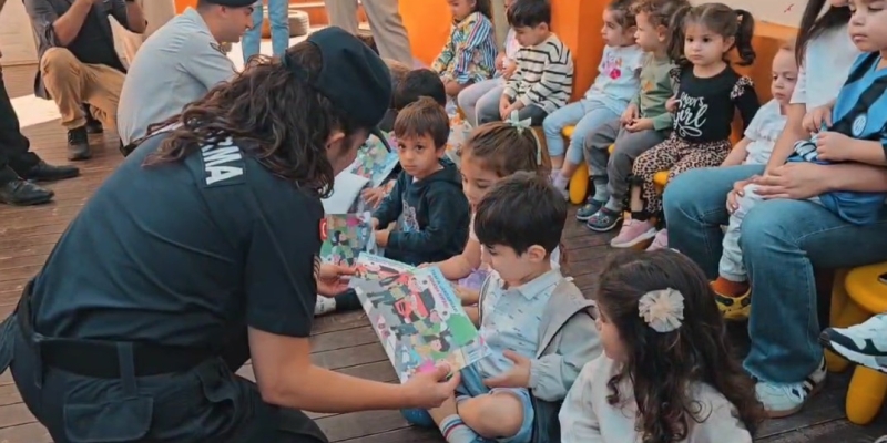 Mersin’de jandarma personeli çocuklarla etkinlik yaptı