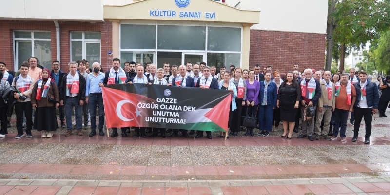 Ege Üniversitesinde, soykırıma uğrayan Gazze anlatıldı