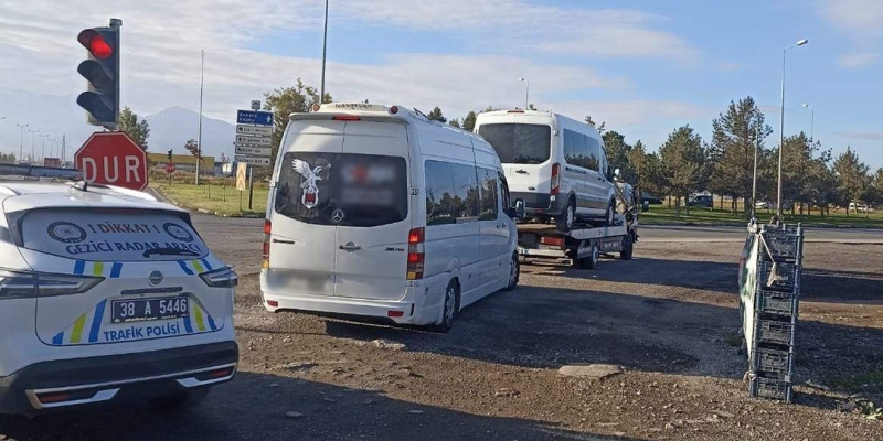 Personel servisleri denetlendi