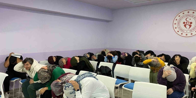 Burdur’da afete karşı eğitimler devam ediyor
