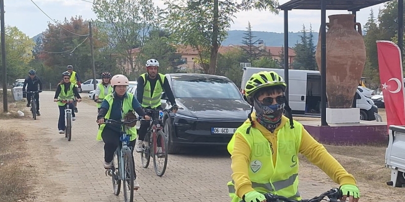 Pedallar Kınık Köyü için çevrildi