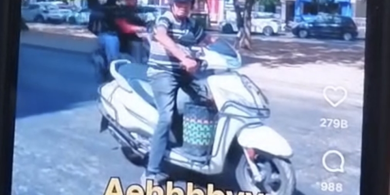 Yayalara korku dolu anlar yaşattı, paylaşım yapınca yakalandı
