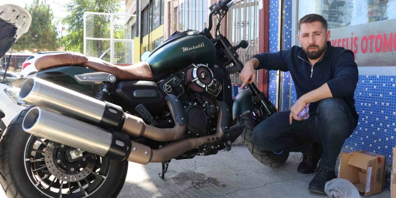 Bir hevesle sıfır kilometre motosiklet aldı, başına gelmeyen kalmadı