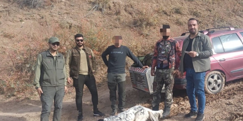 Ağrı’da yasaklı bölgede avlanan şahsa idari ceza