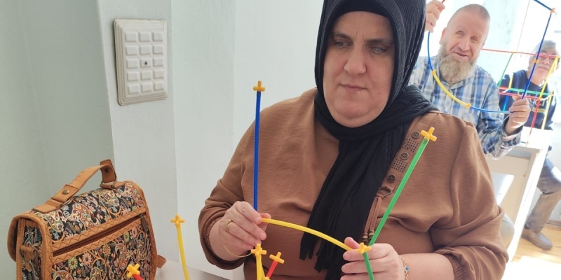 Bafra’da görme engellilere "Akıl ve Zeka Oyunları Kursu"