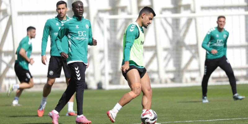 Konyaspor, Kocaelispor maçının hazırlıklarını sürdürüyor