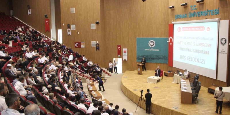 Ayet ve Hadis Ezberleme Yarışması Türkiye finali Şırnak’ta gerçekleştirildi