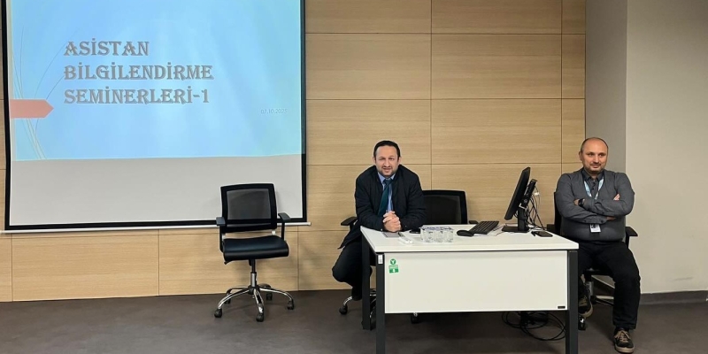 Asistan hekimlere hastane işleyişi ve sağlık mevzuatı hakkında kapsamlı bilgilendirme yapıldı