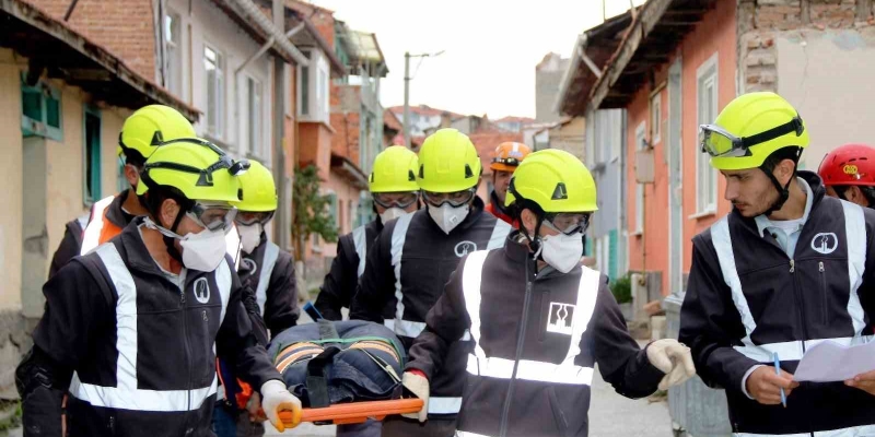 KOSB arama kurtarma ekibi, AFAD tatbikatında aktif görev üstlendi