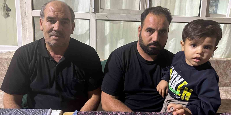 Yorgun merminin isabet ettiği çocuk yaralandı