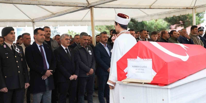 Kıbrıs Gazisi Suat Taş son yolculuğuna uğurlandı