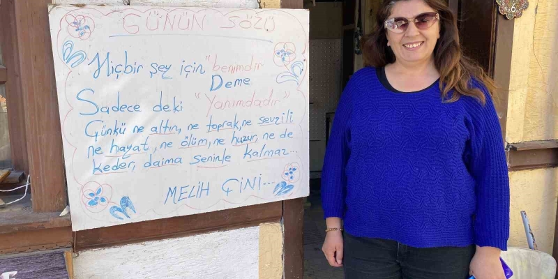 Çini ustasının 7 Şubat 2023’te yazdığı ’Günün Sözü’ dikkat çekiyor