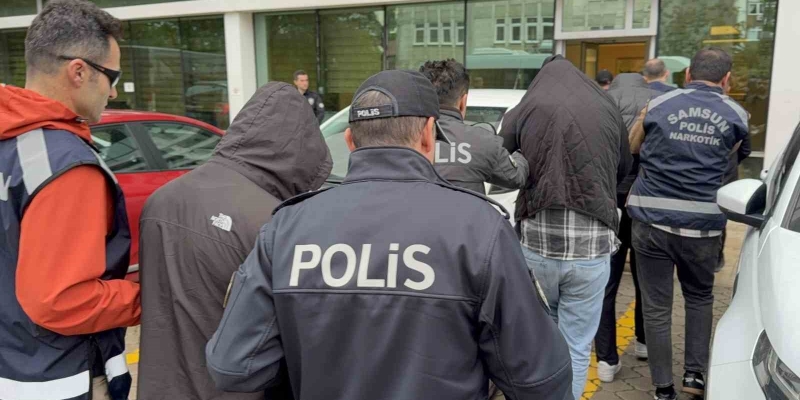 Samsun’da uyuşturucu ticaretinden 6 kişi tutuklandı