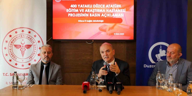 Düzce’de 400 yataklı hastane 360 günde inşa edilecek