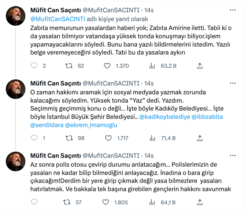 mufit can sacinti bar uygulamasina isyan etti yasalara aykiri