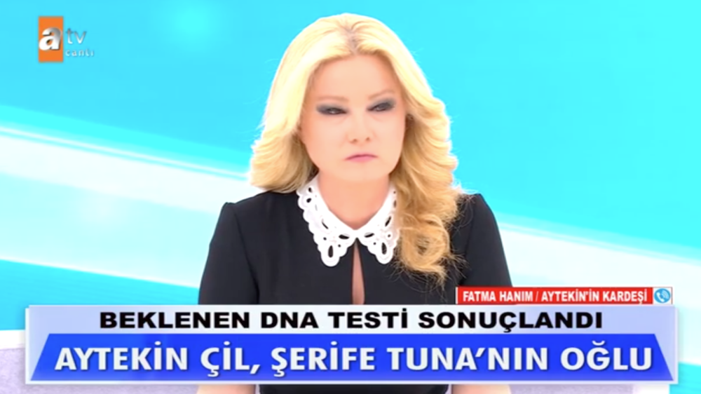 muge anli aytekin cil serife tuna nin dna testi sonucu ne oldu serife tuna aytekin cil in oglu mu iste sonuc